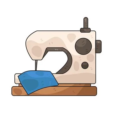 Sewing Machine illustration Stock Illustration