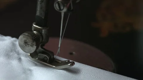 Sewing machine macro Vídeos de archivo 75727978
