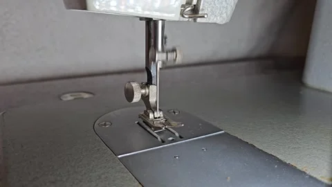 Sewing machine needle. Stock Footage 288982915