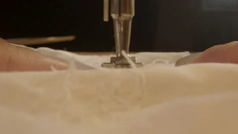 Sewing machine needle in slow motion Stock Footage 220014462