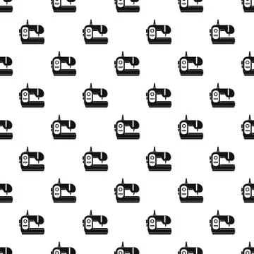 Sewing machine pattern, simple style Stock Illustration