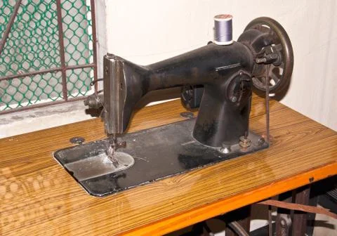 Sewing machine. Stock Photos