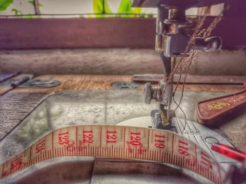 The sewing machine Stock-Fotos