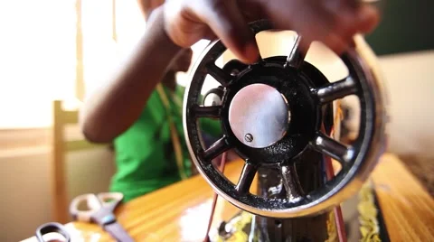 Sewing machine side wide Vídeos de archivo 50585138