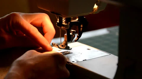 Sewing Machine Stitching Quilting Blocks 2 Stock-Footage 26467468