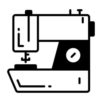 Sewing machine vector design in modern style, premium icon Stock Illustration