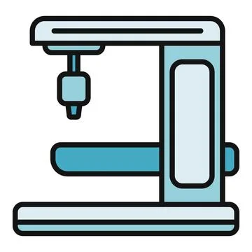 Sewing machine vector icon illustration for tailor shop Stock Illustration