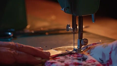 Sewing Machine, Vintage, Leatherwork, Tailoring Stock Footage 317975211