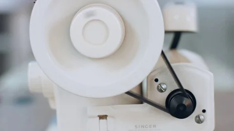 Sewing Machine Wheel 01 Vídeos de archivo 75175381