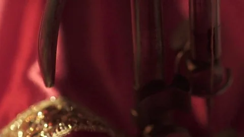 Sewing Machine working details Stock Footage 77128330