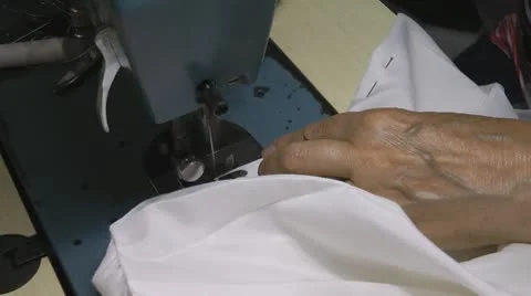 Sewing Machine Working Stock Footage 10739653
