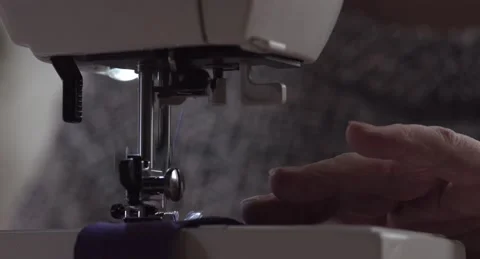 The sewing machine works Stock Footage 146201911