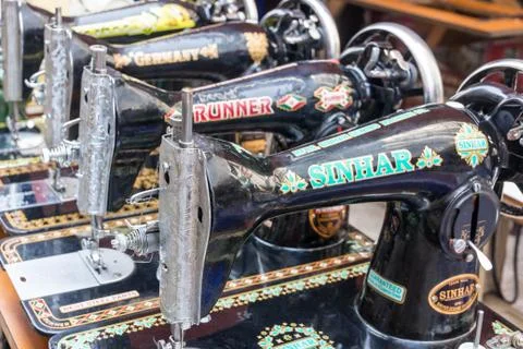 Sewing machines Stock-Fotos