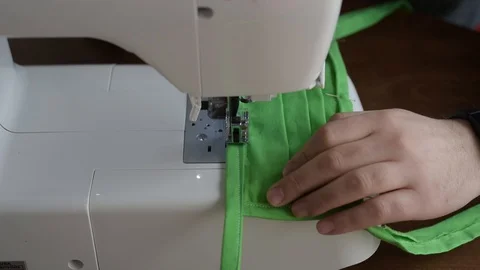 Sewing mask 3 Stock Footage 127992399
