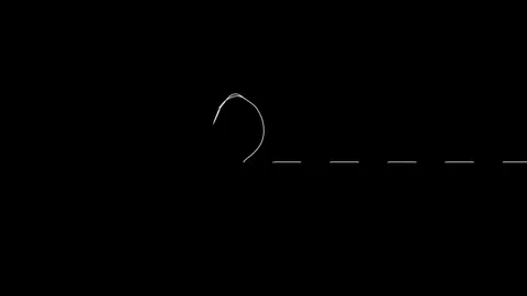 Sewing needle and thread animation Vídeo Stock 339285182