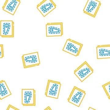 Sewing pattern color icon vector flat illustration イラスト素材