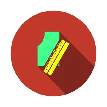 Sewing Pattern Icon Stock Illustration