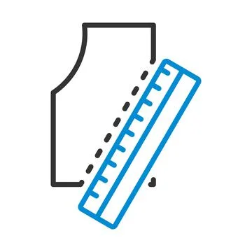 Sewing Pattern Icon Stock Illustration