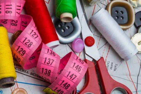 Sewing 스톡 사진