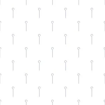 Sewing pins creating a repeating graphic pattern Stock Illustration