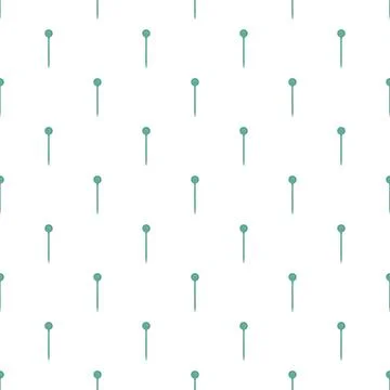 Sewing pins forming a seamless pattern background Stock Illustration