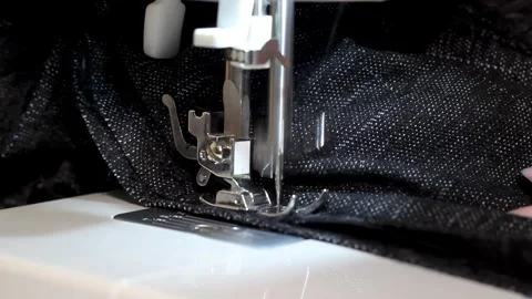 Sewing process a close-up stitching Stock Footage 276445138