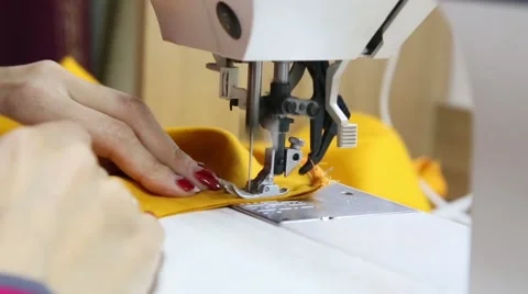 Sewing Process Stock Footage 55604386