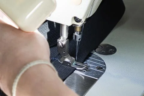 A sewing production, tailoring close-up Stock Photos