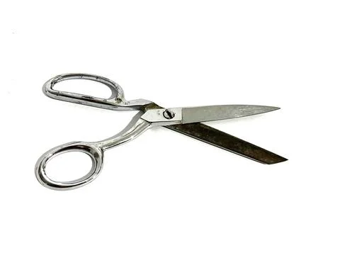 Sewing scissors isolated on white background Stock Photos