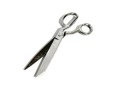 Sewing scissors isolated on white background Stock Photos