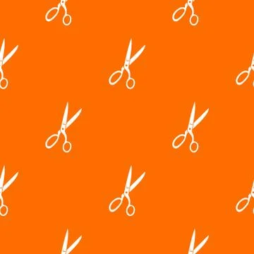 Sewing scissors pattern seamless Illustrazione stock