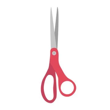 Sewing scissors vector icon vintage illustration tool thread design tailor ne Stock Illustration