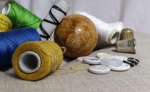 A sewing set Stock Photos