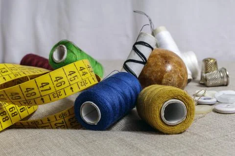 A sewing set Fotos Stock