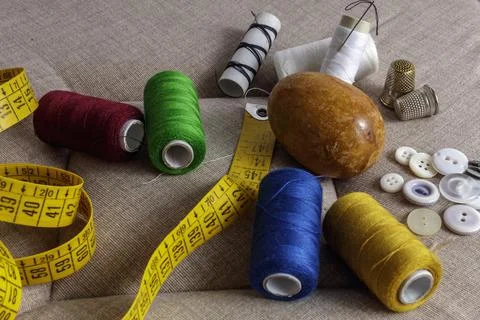 A sewing set Stock Photos