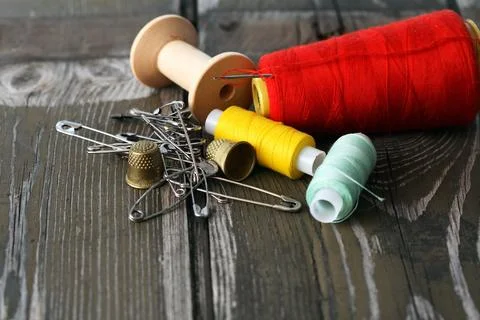 Sewing Set Stock Photos