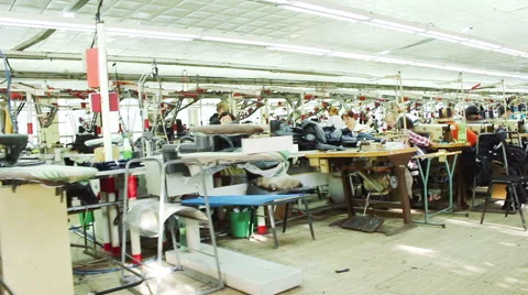 Sewing on sewing mashine Stock Footage 64802761