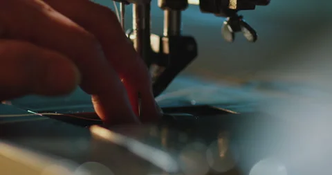 Sewing Stitching Measuring Stock Footage 320365095