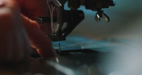 Sewing Stitching Measuring Stock Footage 320365127