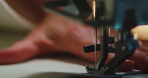 Sewing Stitching Measuring Stock Footage 320365622