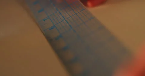 Sewing Stitching Measuring Stock Footage 320368002