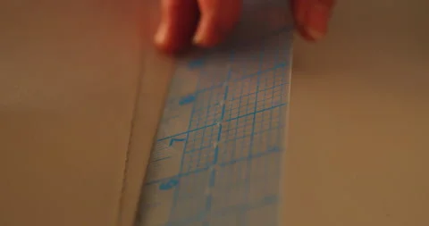 Sewing Stitching Measuring Stock Footage 320368309