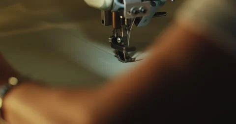 Sewing Stitching Measuring Stock Footage 320370099
