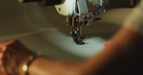 Sewing Stitching Measuring Stock Footage 320370105