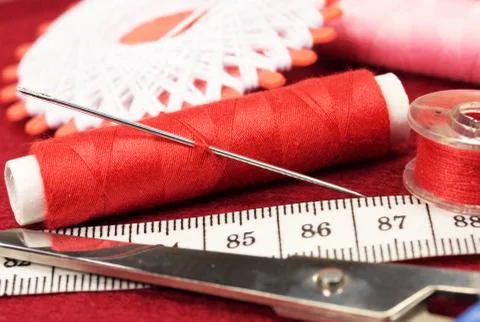 Sewing stuff Stock Photos