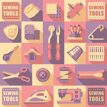 Sewing Illustrations ~ Stock Sewing Vectors & Clip Art