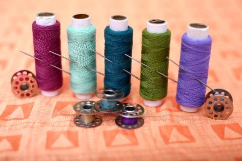Sewing Thread Stock Photos