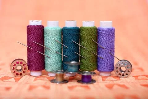 Sewing Thread Stock Photos