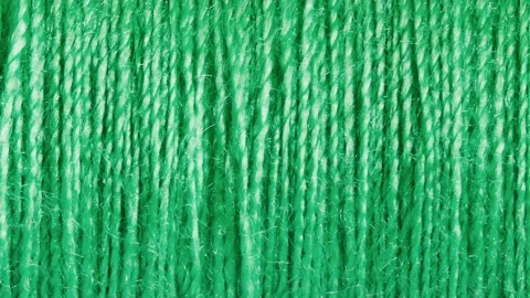 Sewing threads are green, wound Stock Footage 165899147