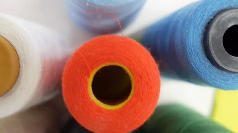 Sewing threads Video stock 115914166